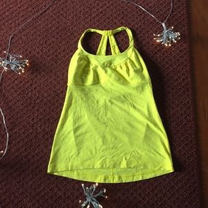 Lulu lemon yellow shirt